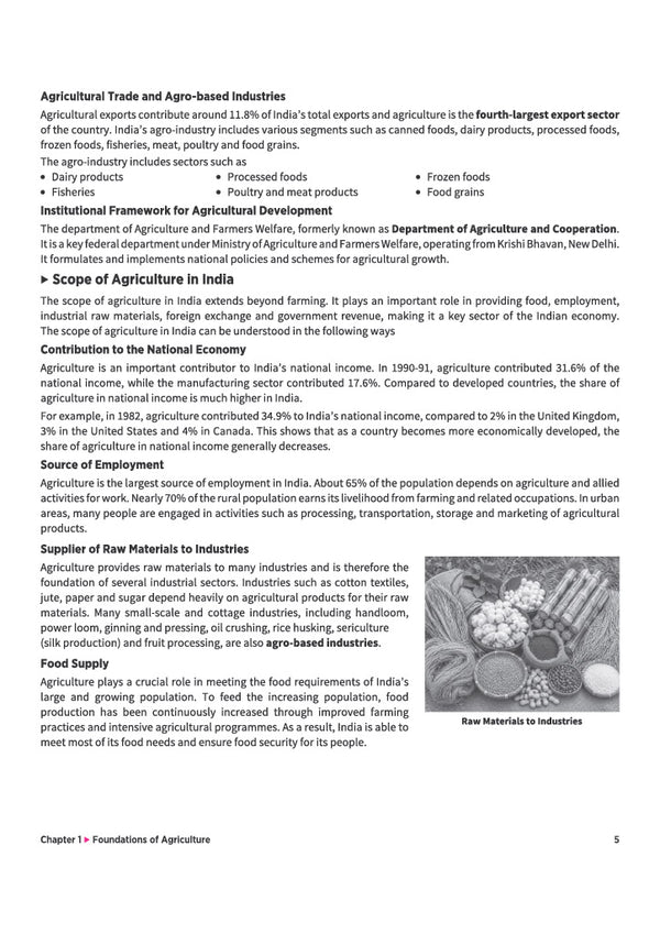 A Textbook of Agriculture for CBSE Class 11 | Skill Education (Subject Code 808) | Detailed Theory in Easy Language, Illustrative Design and Flow Charts, Projet Work | As per Latest CBSE Syllabus 2026–27