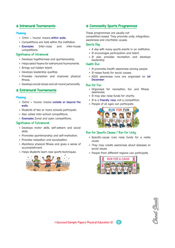 i-Succeed CBSE 15 Sample Question Papers Class 12 Physical Education Exam 2027 | Colour-Coded Revision Cheat Sheets, Toppers Copy with Expert Insights | FREE SUPER POWER KIT | Based on Latest CBSE SQP Released 21 Sept 2026