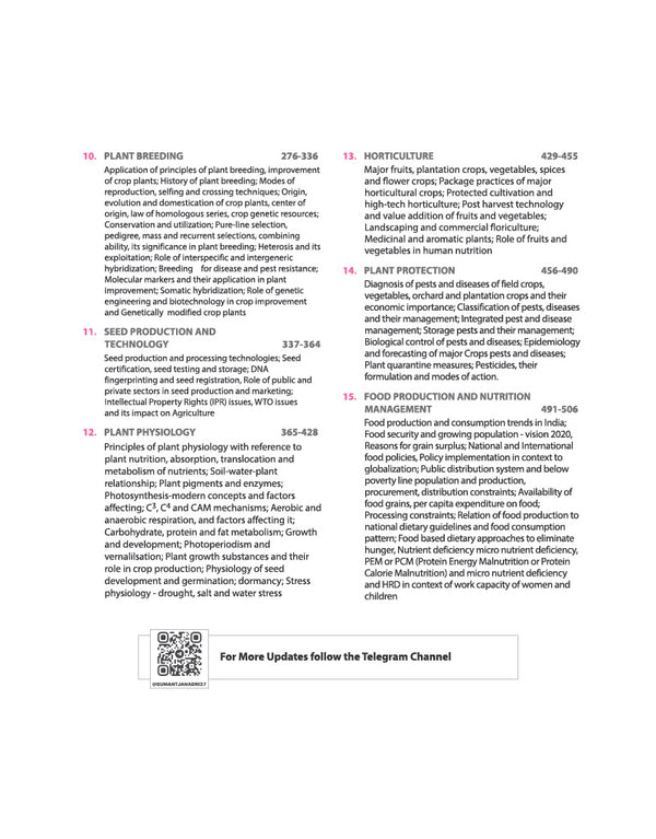 Agriculture Optional Simplified for UPSC CSE & IFS | Paper I & II | 100% Syllabus Aligned | Concise & High-Yield Notes | PYQ-Backed Learning & Smart Value Additions | 1st Edition