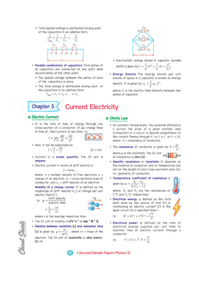 i-Succeed CBSE 15 Sample Question Papers Class 12 Physics Exam 2027 | Colour-Coded Revision Cheat Sheets, Toppers Copy with Expert Insights | FREE SUPER POWER KIT | Based on Latest CBSE SQP Released 21 Sept 2026