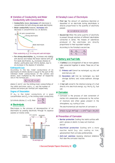 i-Succeed CBSE 15 Sample Question Papers Class 12 Chemistry Exam 2027 | Colour-Coded Revision Cheat Sheets, Toppers Copy with Expert Insights | FREE SUPER POWER KIT | Based on Latest CBSE SQP Released 21 Sept 2026