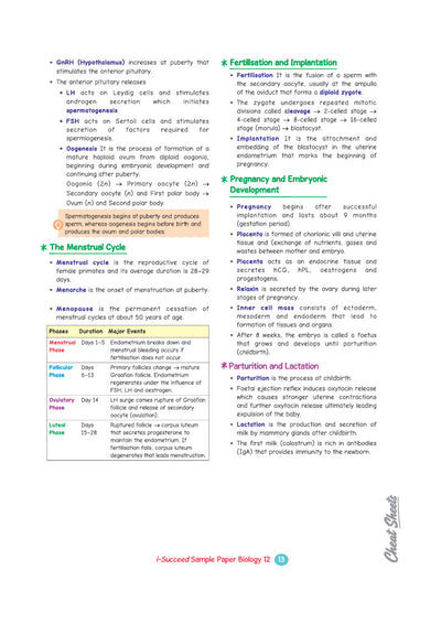 i-Succeed CBSE 15 Sample Question Papers Class 12 Biology Exam 2027 | Colour-Coded Revision Cheat Sheets, Toppers Copy with Expert Insights | FREE SUPER POWER KIT | Based on Latest CBSE SQP Released 21 Sept 2026