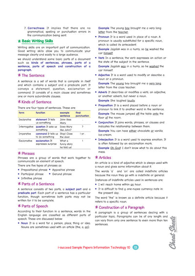 i-Succeed CBSE 10 Sample Question Papers Class 10 Information Technology (Code 402) Exam 2027 | Colour-Coded Revision Cheat Sheets, Based on Libra Office | FREE SUPER POWER KIT | Based on Latest CBSE SQP Released 21 Sept 2026
