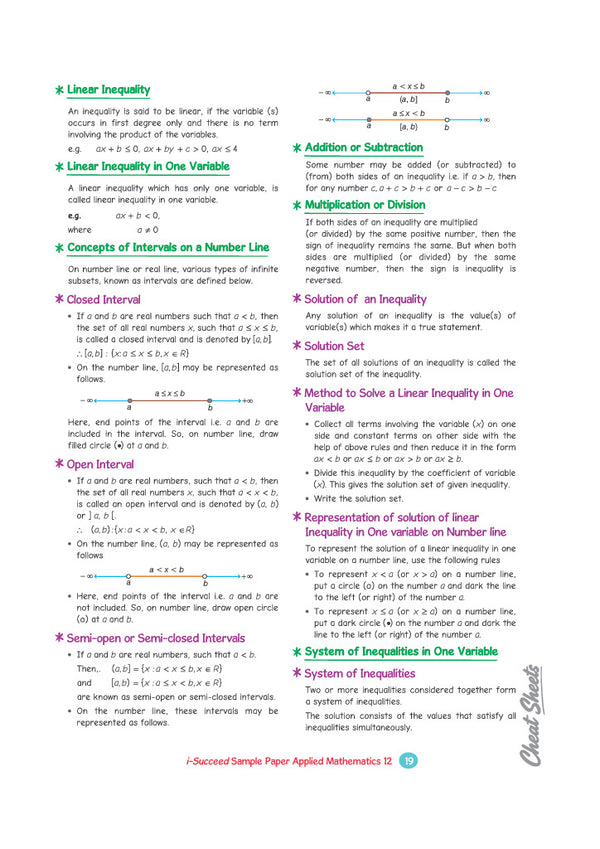 i-Succeed CBSE 15 Sample Question Papers Class 12 Applied Mathematics Exam 2027 | Colour-Coded Revision Cheat Sheets, Toppers Copy with Expert Insights | FREE SUPER POWER KIT | Based on Latest CBSE SQP Released 21 Sept 2026