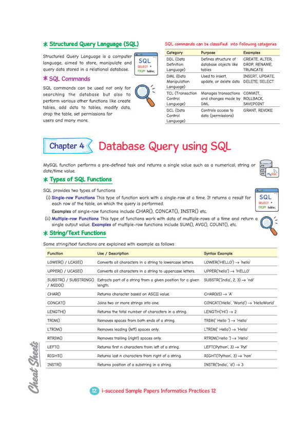 i-Succeed CBSE 15 Sample Question Papers Class 12 Informatics Practices Exam 2027 | Colour-Coded Revision Cheat Sheets, Toppers Copy with Expert Insights | FREE SUPER POWER KIT | Based on Latest CBSE SQP Released 21 Sept 2026