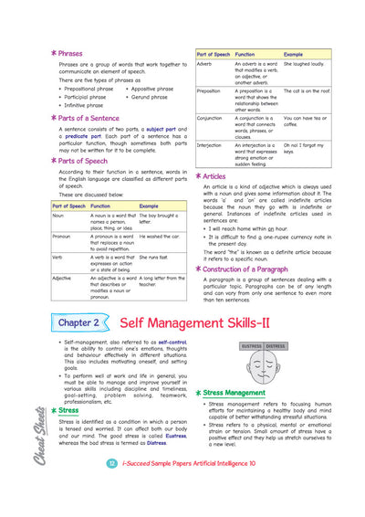 i-Succeed CBSE 10 Sample Question Papers Class 10 Artificial Intelligence (Code 417) Exam 2027 | Colour-Coded Revision Cheat Sheets, Based on Libra Office | FREE SUPER POWER KIT | Based on Latest CBSE SQP Released 21 Sept 2026