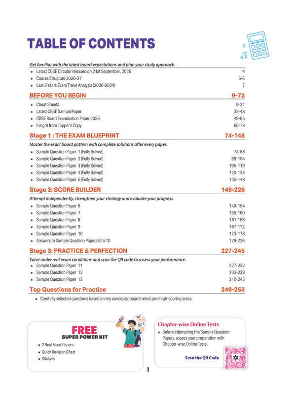 i-Succeed CBSE 15 Sample Question Papers Class 12 Mathematics Exam 2027 | Colour-Coded Revision Cheat Sheets, Toppers Copy with Expert Insights | FREE SUPER POWER KIT | Based on Latest CBSE SQP Released 21 Sept 2026