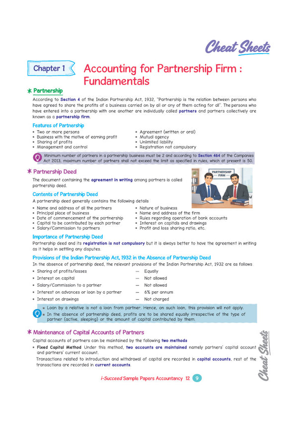 i-Succeed CBSE 15 Sample Question Papers Class 12 Accountancy Exam 2027 | Colour-Coded Revision Cheat Sheets, Toppers Copy with Expert Insights | FREE SUPER POWER KIT | Based on Latest CBSE SQP Released 21 Sept 2026