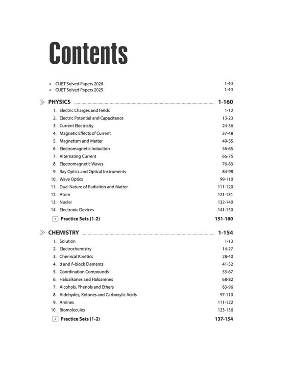 NTA CUET UG 2027 | Section II – Domain (Science) | Physics, Chemistry, Mathematics & Biology | 4000+ MCQs & CBQs | Quick Revision Notes, Solved Paper 2026 & 2 Practice Sets