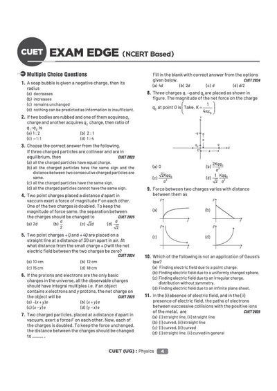 NTA CUET UG 2027 | Section II – Domain (Science) | Physics, Chemistry, Mathematics & Biology | 4000+ MCQs & CBQs | Quick Revision Notes, Solved Paper 2026 & 2 Practice Sets