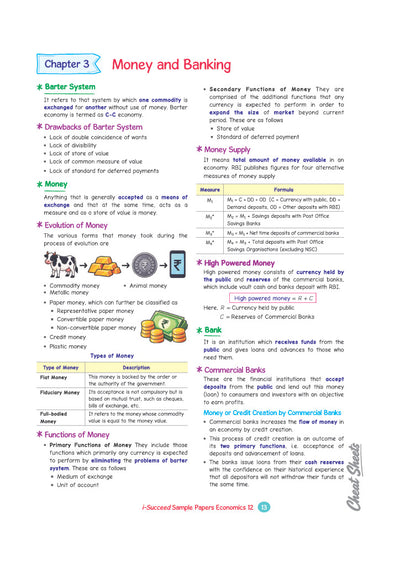 i-Succeed CBSE 15 Sample Question Papers Class 12 Economics Exam 2027 | Colour-Coded Revision Cheat Sheets, Toppers Copy with Expert Insights | FREE SUPER POWER KIT | Based on Latest CBSE SQP Released 21 Sept 2026