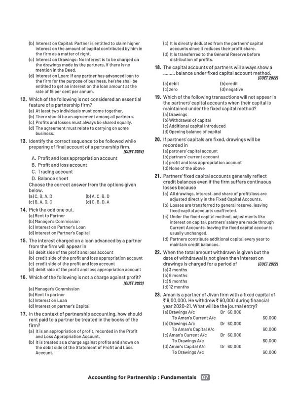 NTA CUET UG 2027 | Section II – Domain (Commerce)| Accountancy, Economics, Business Studies & Applied Maths| 4000+ MCQs & CBQs | Quick Revision Notes, Solved Paper 2026 & 2 Practice Sets