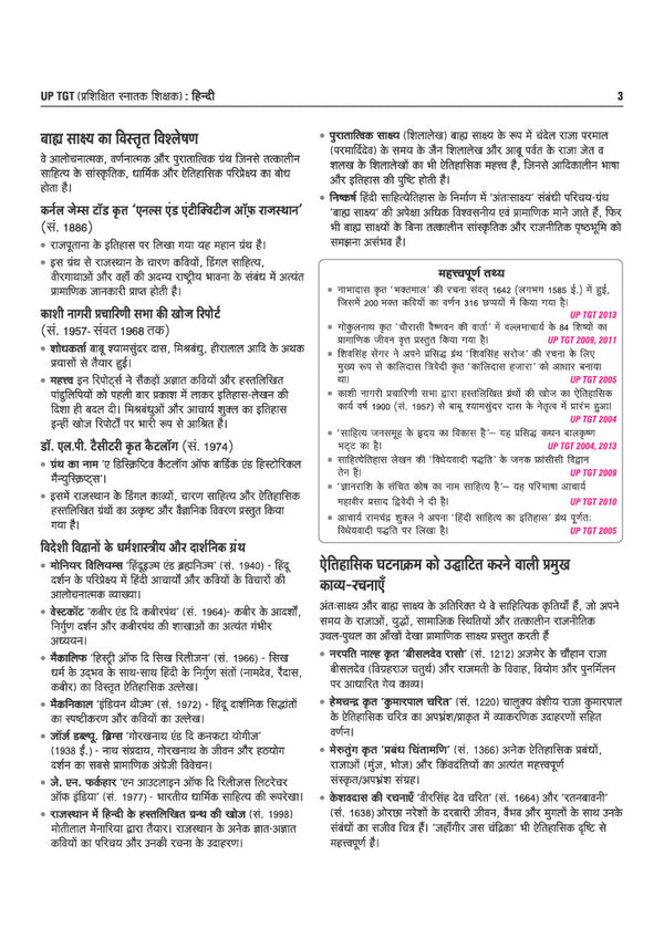 UP TGT Hindi Exam 2027 | Chapterwise Study Notes, Practice Questions & PYQs, 5 Practice Sets with OMR Sheets, Latest Solved Paper 2026 | Based on Latest Syllabus & Exam Pattern (August 2026)