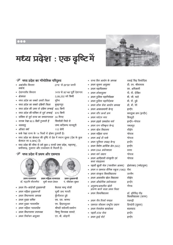 Madhya Pradesh Samanya Gyan (General Knowledge) | For MPPSC, MPPSB, Police & Other Competitive Exam | Complete Revised Edition, Chapterwise Pratice Questions  with Budget 2026-27| Hindi Medium