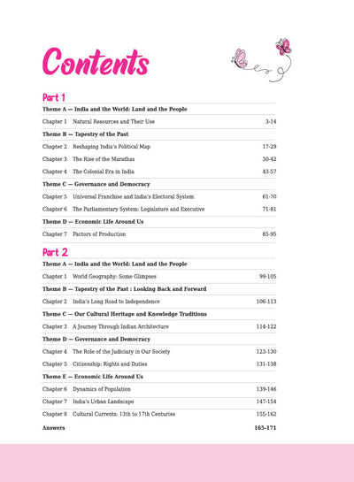 Workbook Exploring Society : India and Beyond Part 1 & 2 Class 8 | Activity Based Questions| Based on New Social Science NCERT