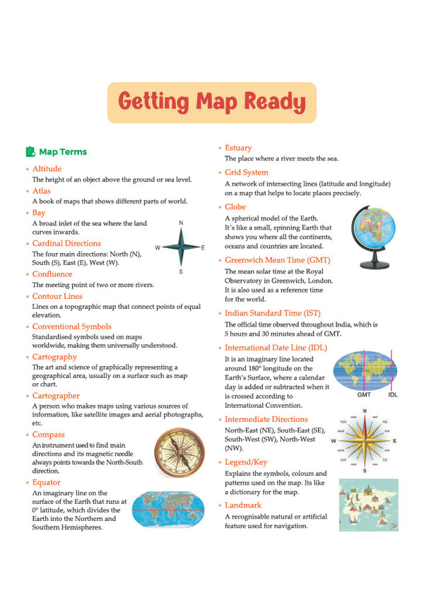 Map Skill Workbook Social Science Exploring Society : India and Beyond Part 1 & 2 Class 8| As per NEP 2020 | Coverage of all NCERT Maps with ample Numbers of Practice Maps