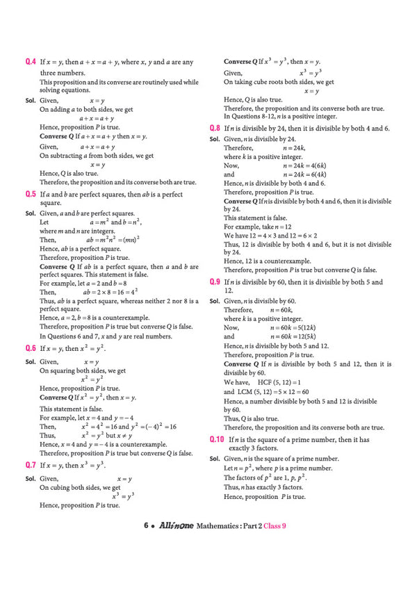 All in One Mathematics (Ganita Manjari) Part-2 Class 9 for CBSE Exam 2026-27 | NCERT Based Complete Theory, Practice Exercises, CBQs, A-R, Sample Papers & Mind Maps | Revised Edition as per Latest Syllabus