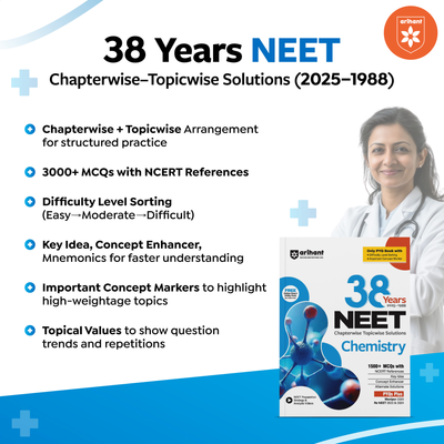NEET Physics 38 Year's Chapterwise - Topicwise Solutions (2025-1988)| 1500+ MCQs With NCERT Refrences | Hindi Medium