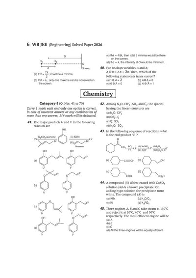 WBJEE Engineering Entrance Exam 2027 | 10 Years Solved Papers (2026–2017) | 100% Original Questions with Detailed Solutions | 3 Mock Tests for 2027