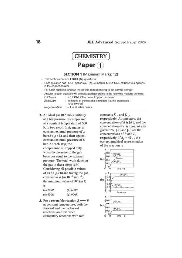 JEE Advanced 2027 | 10 Years' Solved Papers (2026–2017) | Physics, Chemistry & Mathematics | Previous Year Questions (PYQs) with Detailed Solutions, Real Exam Pattern & Complete Practice