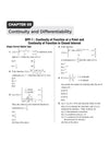 Chapter 05 Continuity and Differentiability textbook page from Arihant Prep Master JEE Main and Advanced Mathematics Class 12 displaying DPP-1 on Continuity of Function at a Point and Continuity of Function in Closed Interval featuring single correct multiple-choice questions on piecewise limits, irrational and rational Dirichlet-type function continuity, and indeterminant exponential forms
