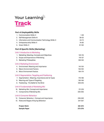A Textbook of Marketing for CBSE Class 11 | Skill Education (Subject Code 812) | Employability Skills, Subject-Specific Skills, Diagrams & Exam-Style Questions | As per Latest CBSE Syllabus 2026–27