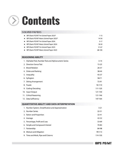 IBPS PO/MT 2026 (CRP PO/MT-XVI) | Complete Guide for Prelims & Mains | 3000+ Practice MCQs, Topicwise Concept Notes, Shortcuts & Tricks, Solved Papers (2025–2023)