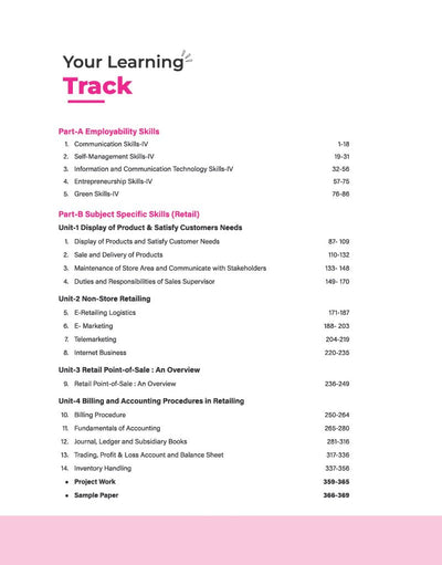 A Textbook of Retail for CBSE Class 12 | Skill Education (Subject Code 801) | Employability Skills, Subject-Specific Skills, Diagrams & Exam-Style Questions | As per Latest CBSE Syllabus 2026–27