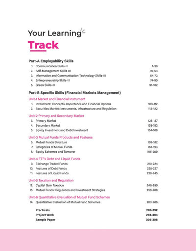 A Textbook of Financial Markets Management for CBSE Class 11 | Skill Education (Subject Code 805) | Employability Skills, Subject-Specific Skills, Diagrams & Exam-Style Questions | As per Latest CBSE Syllabus 2026–27