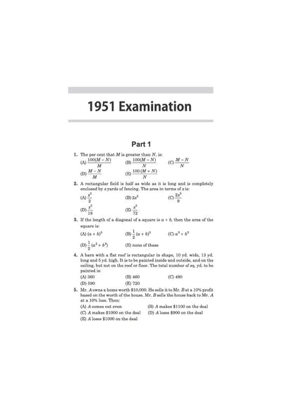 Classic Texts Series The Contest Problem Book I by Charles T. Salkind | Annual High School Mathematics Exams 1950–1960 | Math Practice Book for Olympiads, JEE, NTSE, CUET & Other Competitive Exams 2027