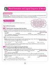 Chapter 6 Word Formation and Logical Sequence of Words textbook page from Arihant SSC CGL Tier 1 and 2 General Intelligence and Reasoning Capsule Pro Notes detailing word formation techniques using given or selected letters with SSC CGL Tier I 2025 and Tier II 2023 and 2024 question examples