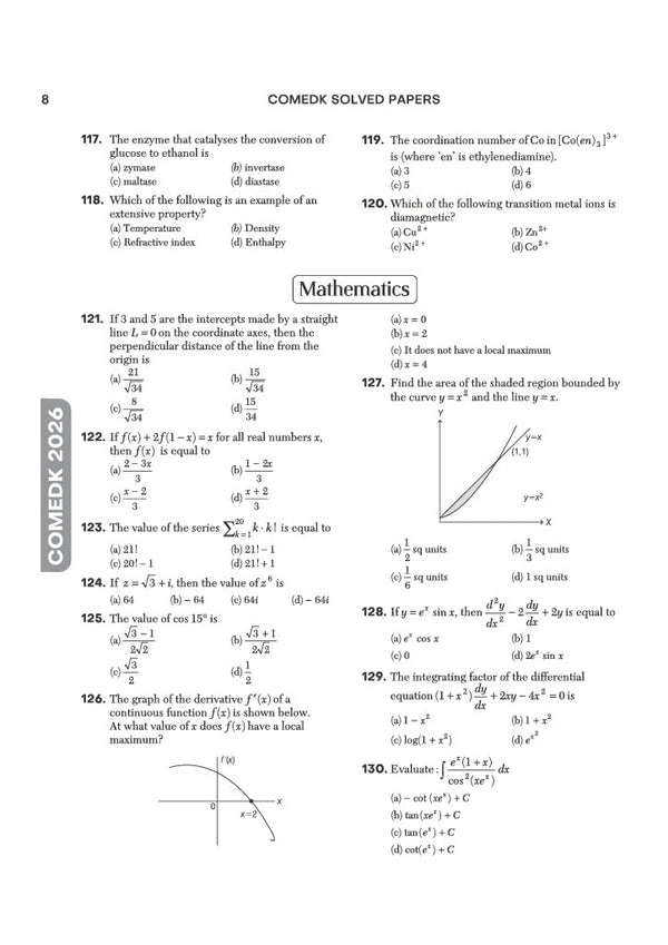 COMEDK 2027 | 10 Years Solved Papers (2026–2017) | 100% Original Questions with Detailed Solutions | 3 Mock Tests for 2027