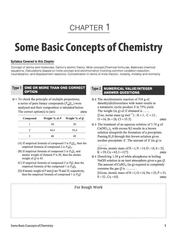 JEE Advanced Chemistry 2027 | Chapterwise Previous Year Questions (PYQs) & Solutions (2026–2013) | Relevant PYQs with Detailed, Accurate & Authentic Solutions | Based on the Latest JEE Advanced Pattern