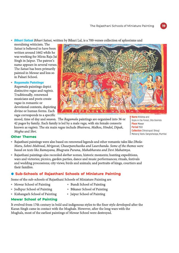 A Textbook of Indian Painting for CBSE Class 12 | Theory in Easy Language, Detailed Description of Paintings, Exam-Style Questions & Sample Question Paper | Based on Latest CBSE Syllabus 2026–27