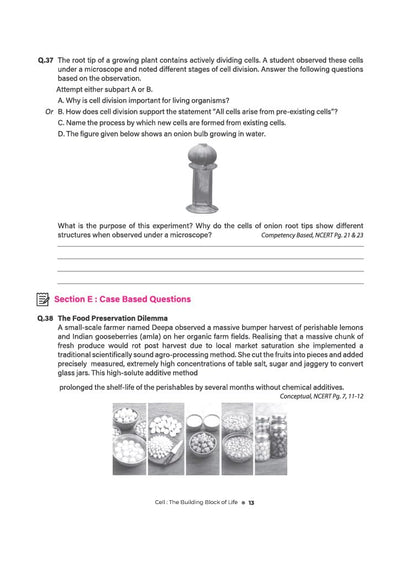 Exploration Science Workbook for CBSE Class 9 | All Types of Questions - MCQs, CBQs, A/R, Very Short, Short & Long | NCERT Page Tagging | Based on New NCERT Textbook & Latest CBSE Pattern