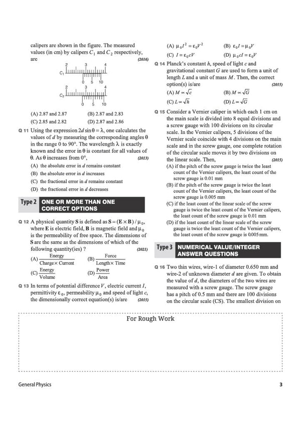 JEE Advanced Physics 2027 | Chapterwise Previous Year Questions (PYQs) & Solutions (2026–2013) | Relevant PYQs with Detailed, Accurate & Authentic Solutions | Based on the Latest JEE Advanced Pattern