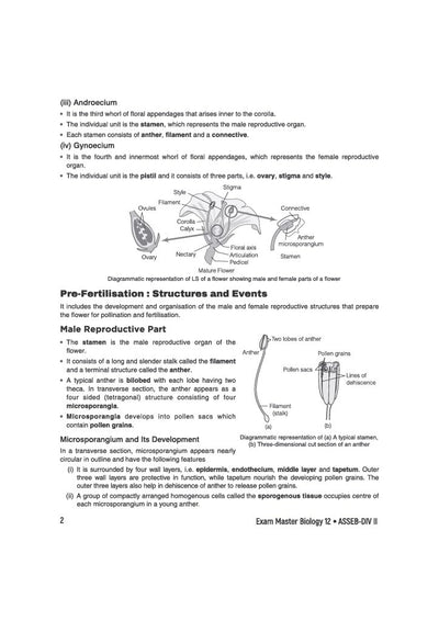Exam Master Biology Class 12 for ASSEB Division-II Exam 2027 | Chapterwise & Topicwise Coverage of Complete Syllabus, Board Questions (2026–2009), Model Question Bank Solutions & Sample Papers