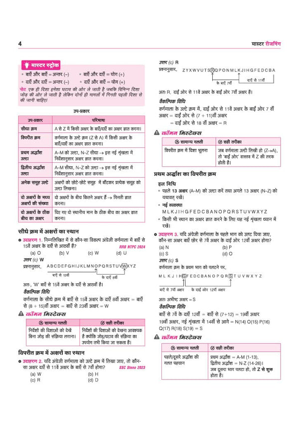 Master Reasoning Book 2027 Hindi Medium Chapterwise Practice