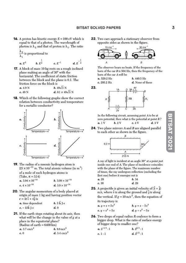 BITSAT 2027 | 10 Years Solved Papers (2026–2017) | 100% Original Questions with Detailed Solutions | 3 Mock Tests for 2027