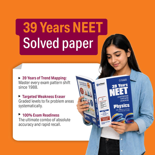 NEET Biology (Jeev Vigyan) 2027 by Arihant Books – 39 Years Chapterwise Solved PYQs