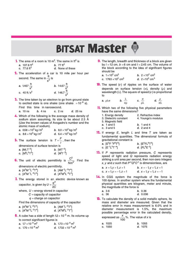 BITSAT 2027 Prep Guide | Physics, Chemistry, Mathematics, Logical Reasoning & English | Question Paper 2026 Included | 3 Offline + 3 Online Mock Tests | Next-Gen Edition