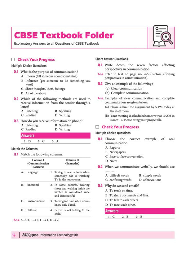All in One Information  Technology (Code -402 ) Class 9 for CBSE Exam 2026-27 | NCERT Based Complete Theory, Practice Exercises, CBQs, A-R, Sample Papers & Mind Maps | Revised Edition as per Latest Syllabus