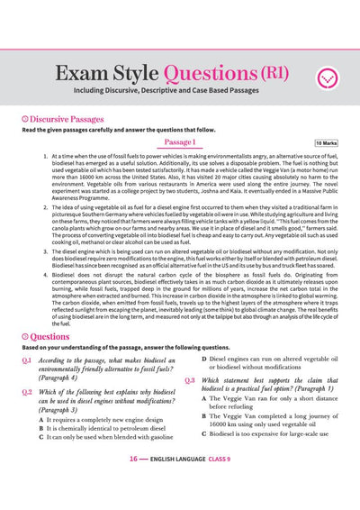 All in OneEnglish Language (Kaveri) Class 9 for CBSE Exam 2026-27 | NCERT Based Complete Theory, Practice Exercises, CBQs, A-R, Sample Papers & Mind Maps | Revised Edition as per Latest Syllabus