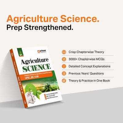 Agriculture Science 2027 | Complete Study Guide for UPSC, JRF & ICAR Agriculture Competitive Exams | To-the-Point Chapterwise Coverage | 3000+ Chapterwise MCQs & Previous Years' Question Papers