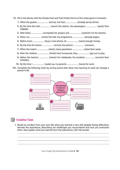 Kaveri English Workbook for CBSE Class 9 | All Types of Questions - MCQs, CBQs, A/R, Very Short, Short & Long | NCERT Page Tagging | Based on New NCERT Textbook & Latest CBSE Pattern