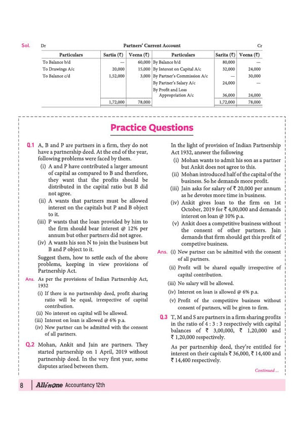 All in One Accountancy Class 12 for CBSE Exam 2026-27 | NCERT Based Complete Theory, Practice Exercises, CBQs, A-R, Sample Papers & Mind Maps | Revised Edition as per Latest Syllabus