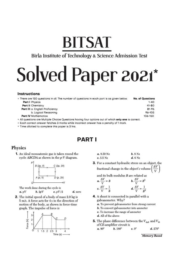 BITSAT 2027 | 10 Years Solved Papers (2026–2017) | 100% Original Questions with Detailed Solutions | 3 Mock Tests for 2027