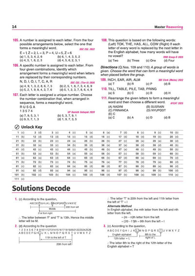 Master Reasoning Book 2027 Chapterwise Practice