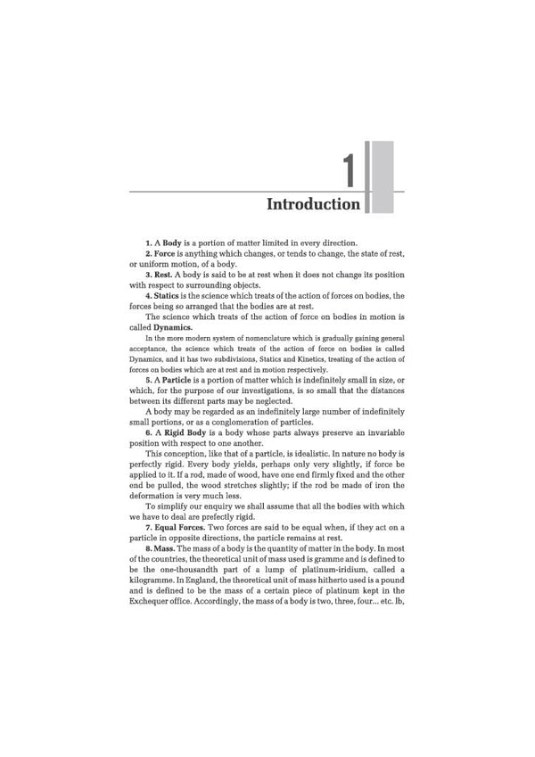 Classic Texts Series The Elements of Statics and Dynamics Part 1 Statics by SL Loney | Physics Mechanics Book for JEE, Engineering Entrance, Olympiads and Competitive Exams 2027