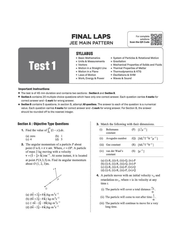 Prep Master JEE Main & Advanced | Physics Class XI | DPP & Testing Kit with 95 DPPs, 88 Tests & 21 Booklets | 24×7 Doubt Solver